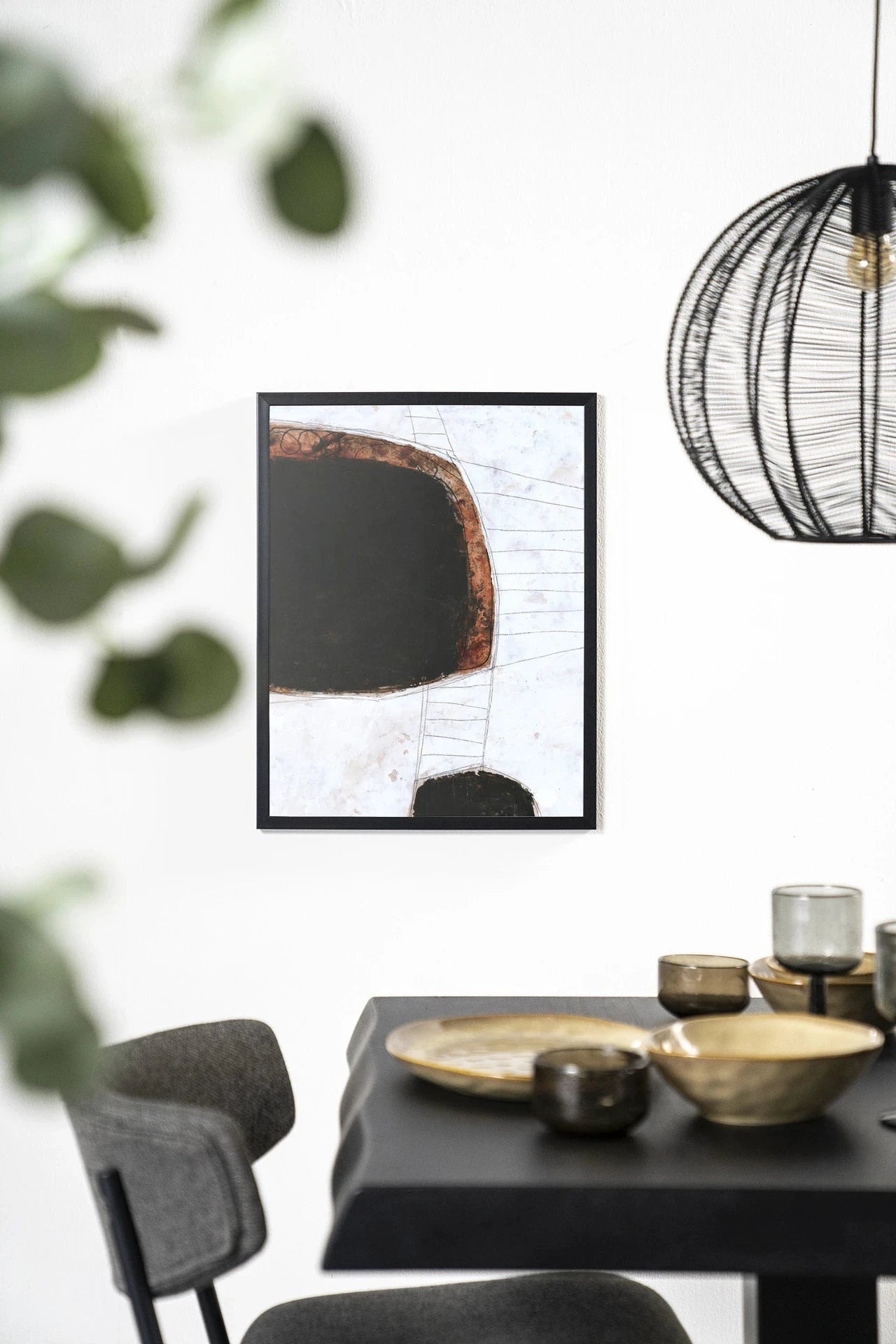 Abstract 11 - Moderne Wanddecoratie | Artprint, Glass Art, Wandkleed by Urban Cotton