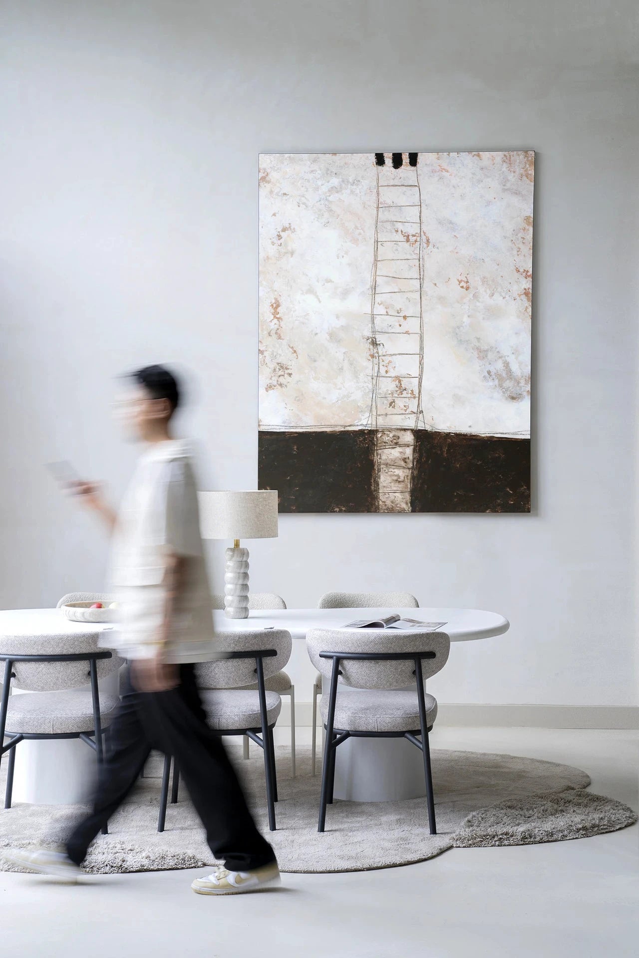 Abstract 12 - Moderne Wanddecoratie | Artprint, Glass Art, Wandkleed by Urban Cotton