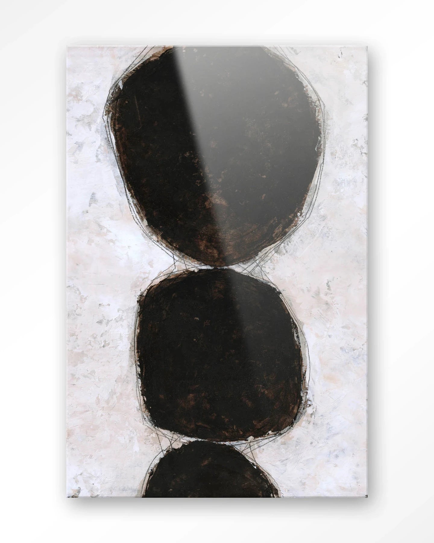 Abstract 13 - Moderne Wanddecoratie | Artprint, Glass Art, Wandkleed by Urban Cotton