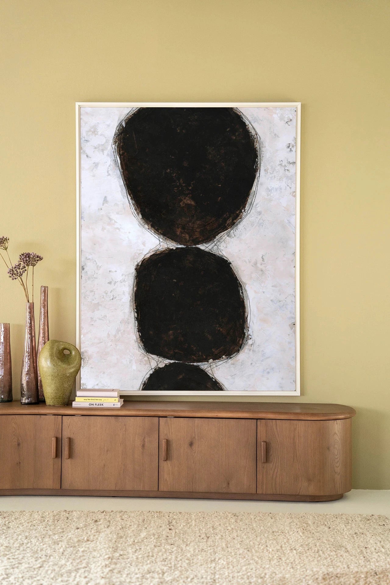 Abstract 13 - Moderne Wanddecoratie | Artprint, Glass Art, Wandkleed by Urban Cotton