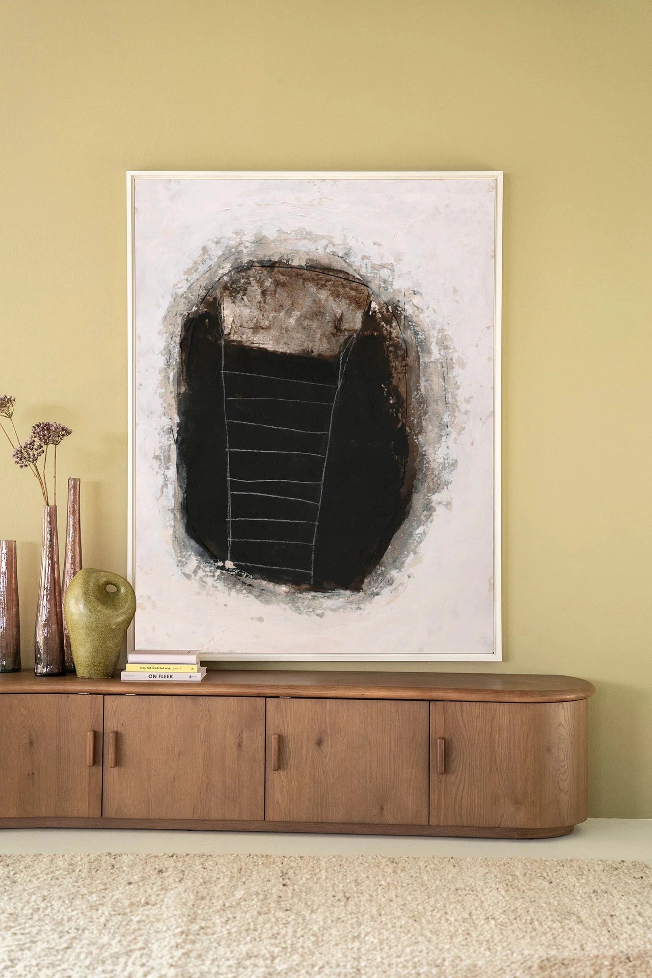 Abstract 14 - Moderne Wanddecoratie | Artprint, Glass Art, Wandkleed by Urban Cotton