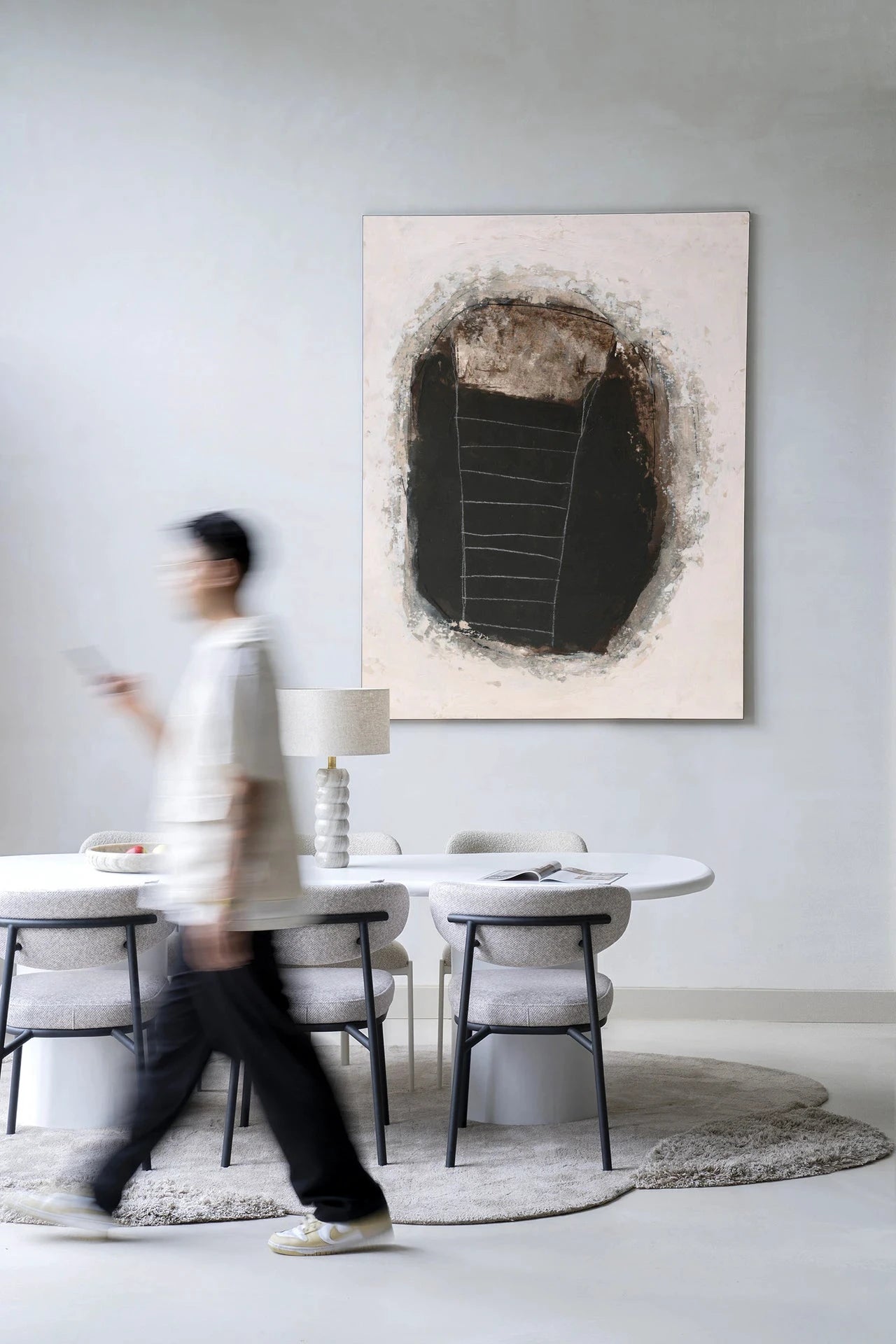 Abstract 14 - Moderne Wanddecoratie | Artprint, Glass Art, Wandkleed by Urban Cotton