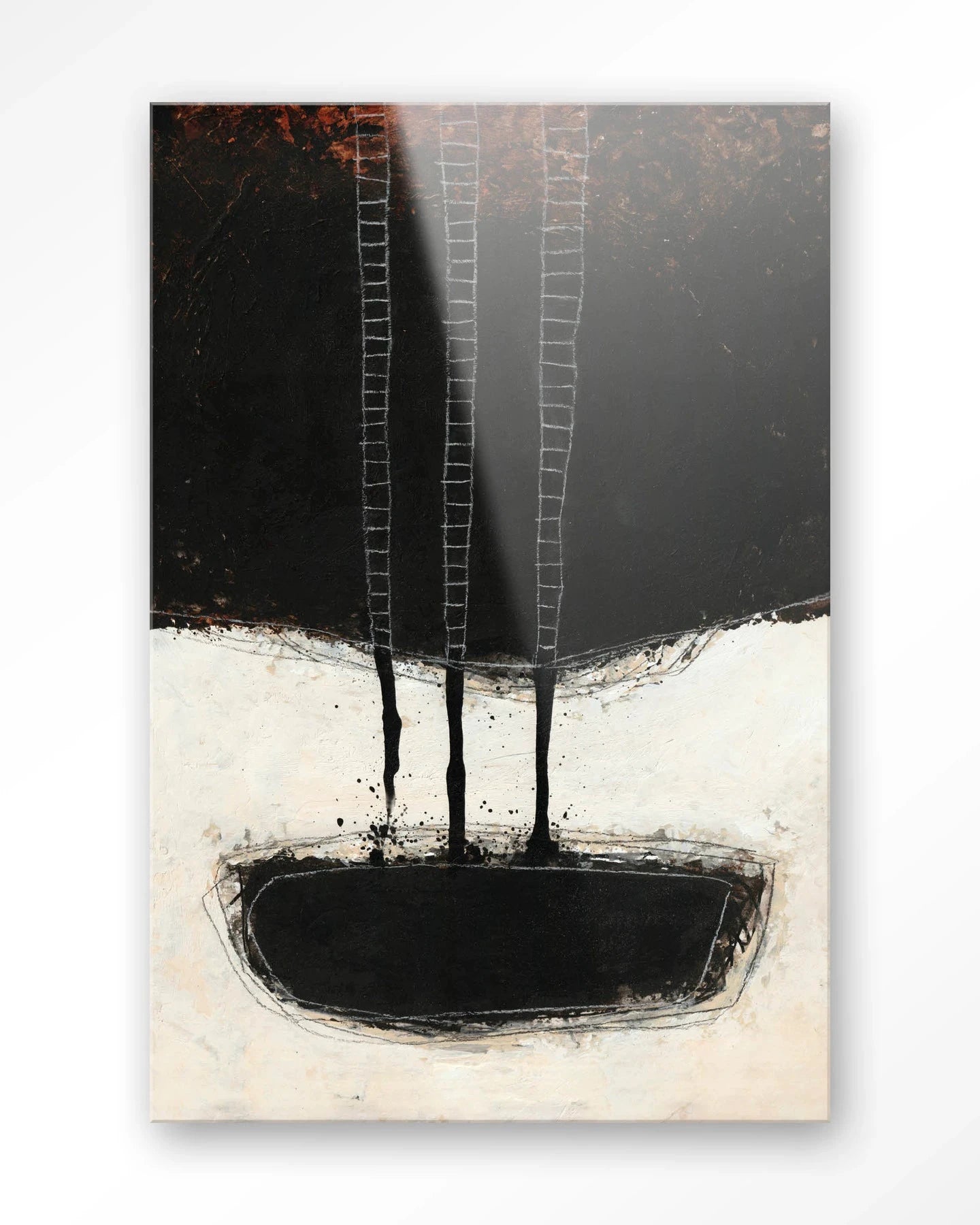 Abstract 15 - Moderne Wanddecoratie | Artprint, Glass Art, Wandkleed by Urban Cotton