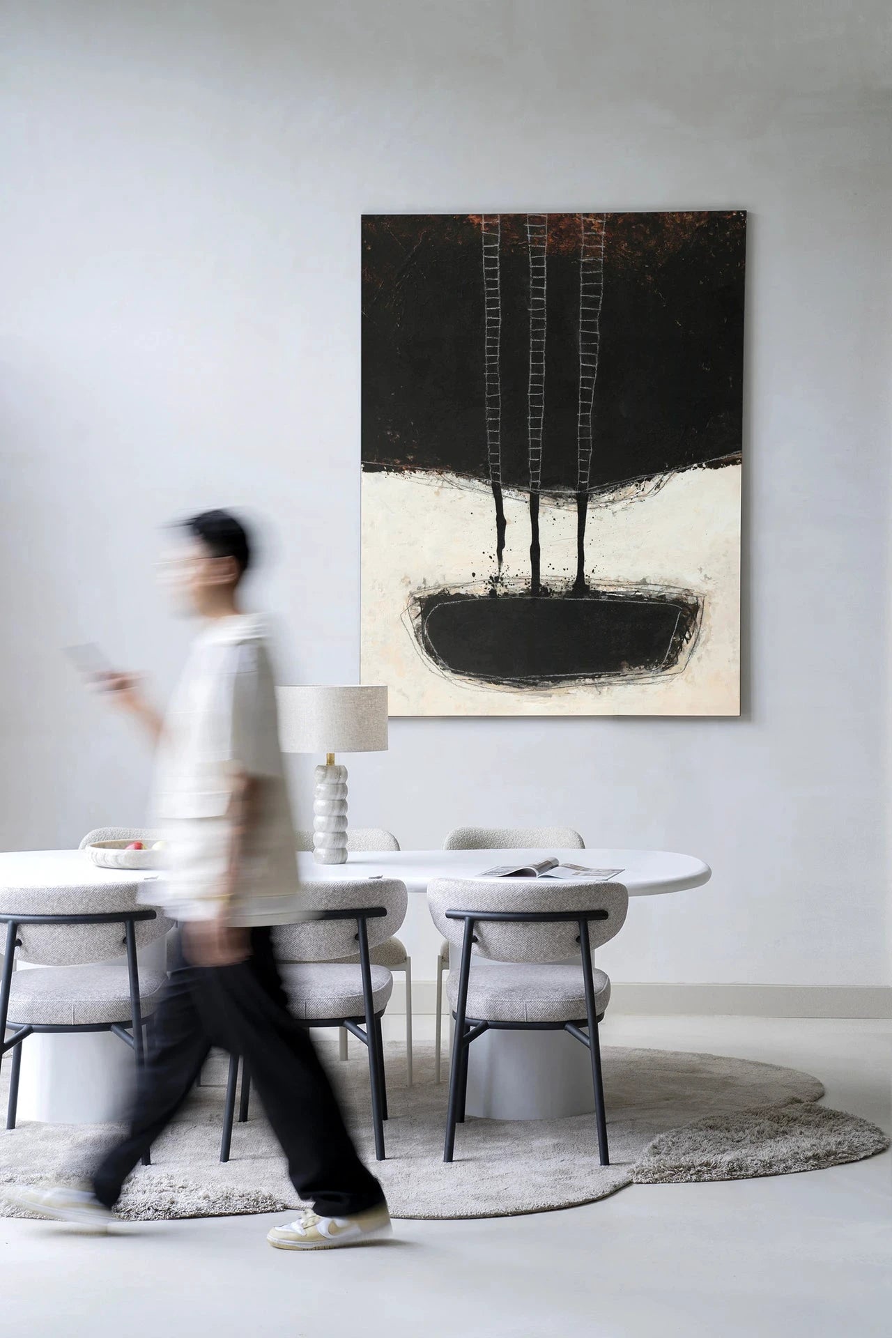 Abstract 15 - Moderne Wanddecoratie | Artprint, Glass Art, Wandkleed by Urban Cotton