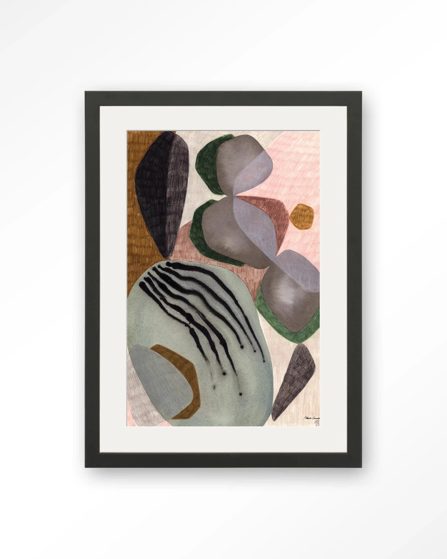 Latmos - Moderne Wanddecoratie | Artprint, Glass Art, Wandkleed by Urban Cotton