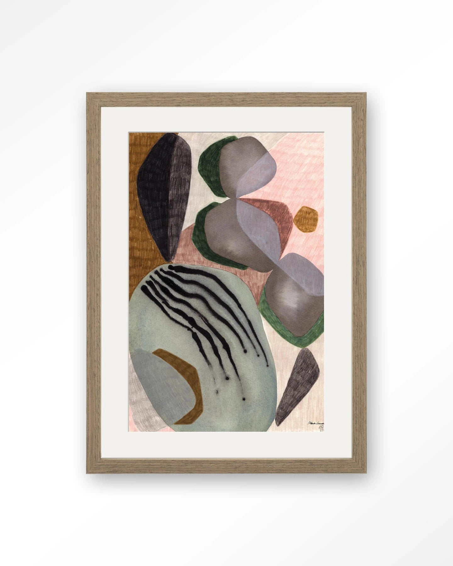 Latmos - Moderne Wanddecoratie | Artprint, Glass Art, Wandkleed by Urban Cotton