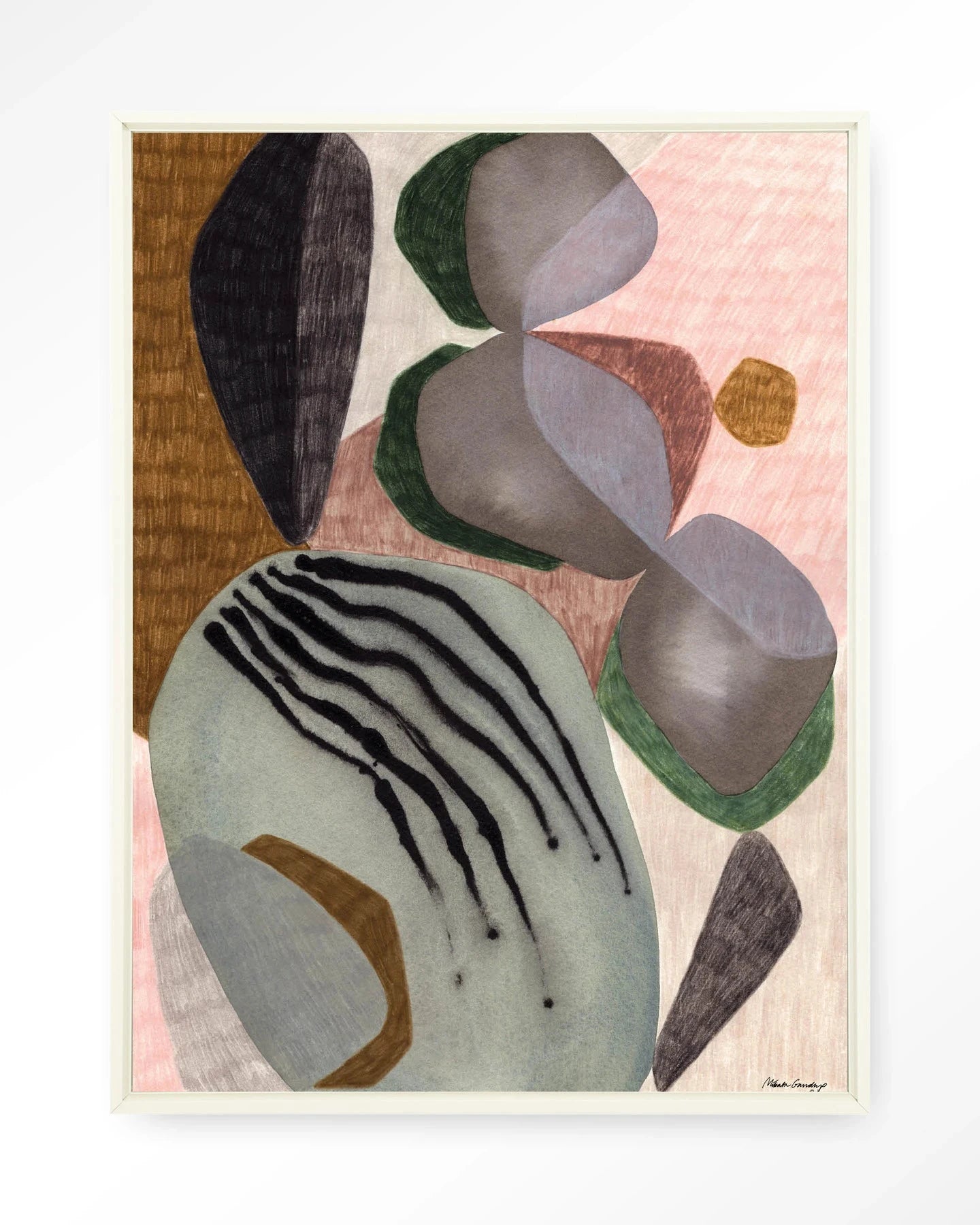 Latmos - Moderne Wanddecoratie | Artprint, Glass Art, Wandkleed by Urban Cotton