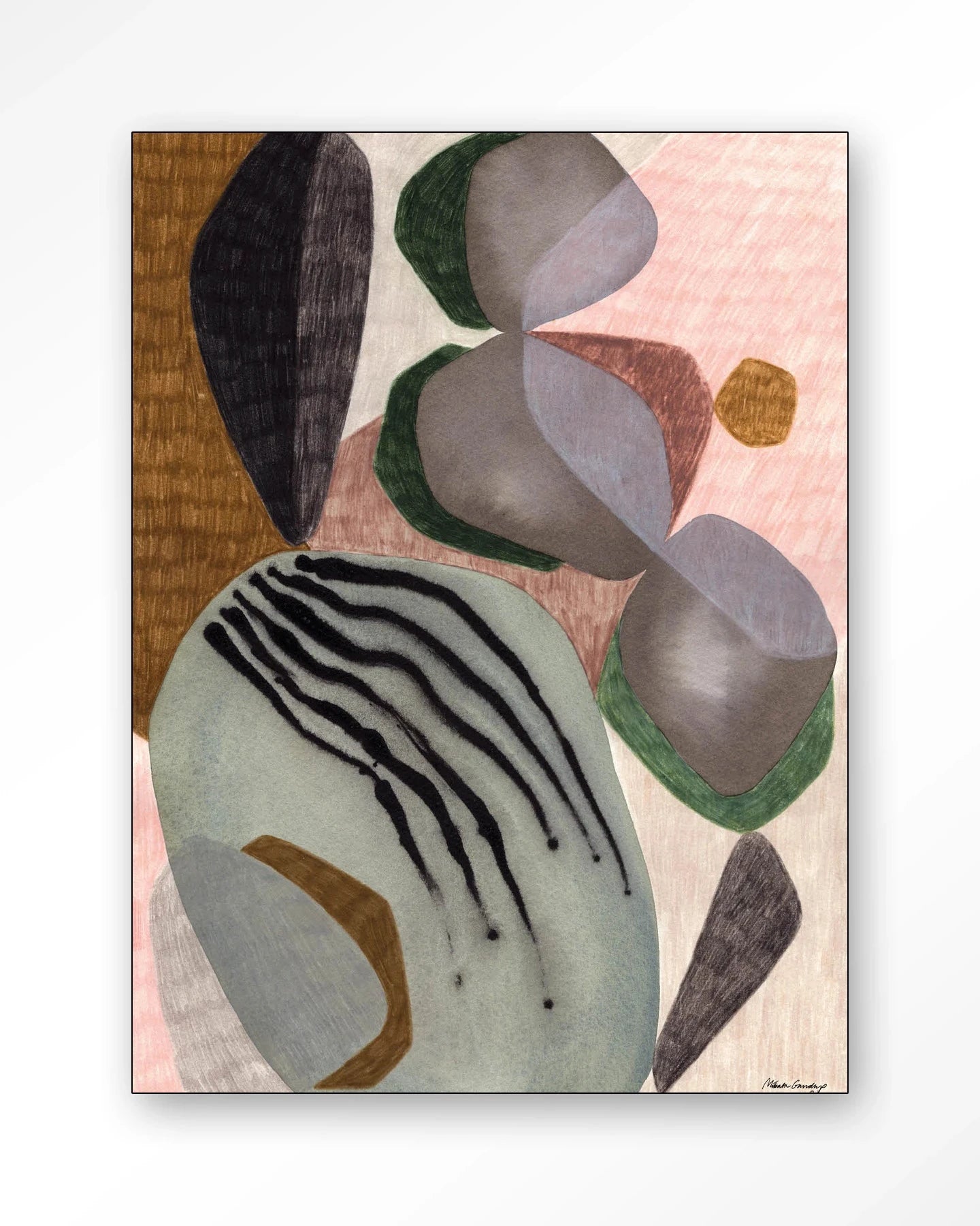 Latmos - Moderne Wanddecoratie | Artprint, Glass Art, Wandkleed by Urban Cotton