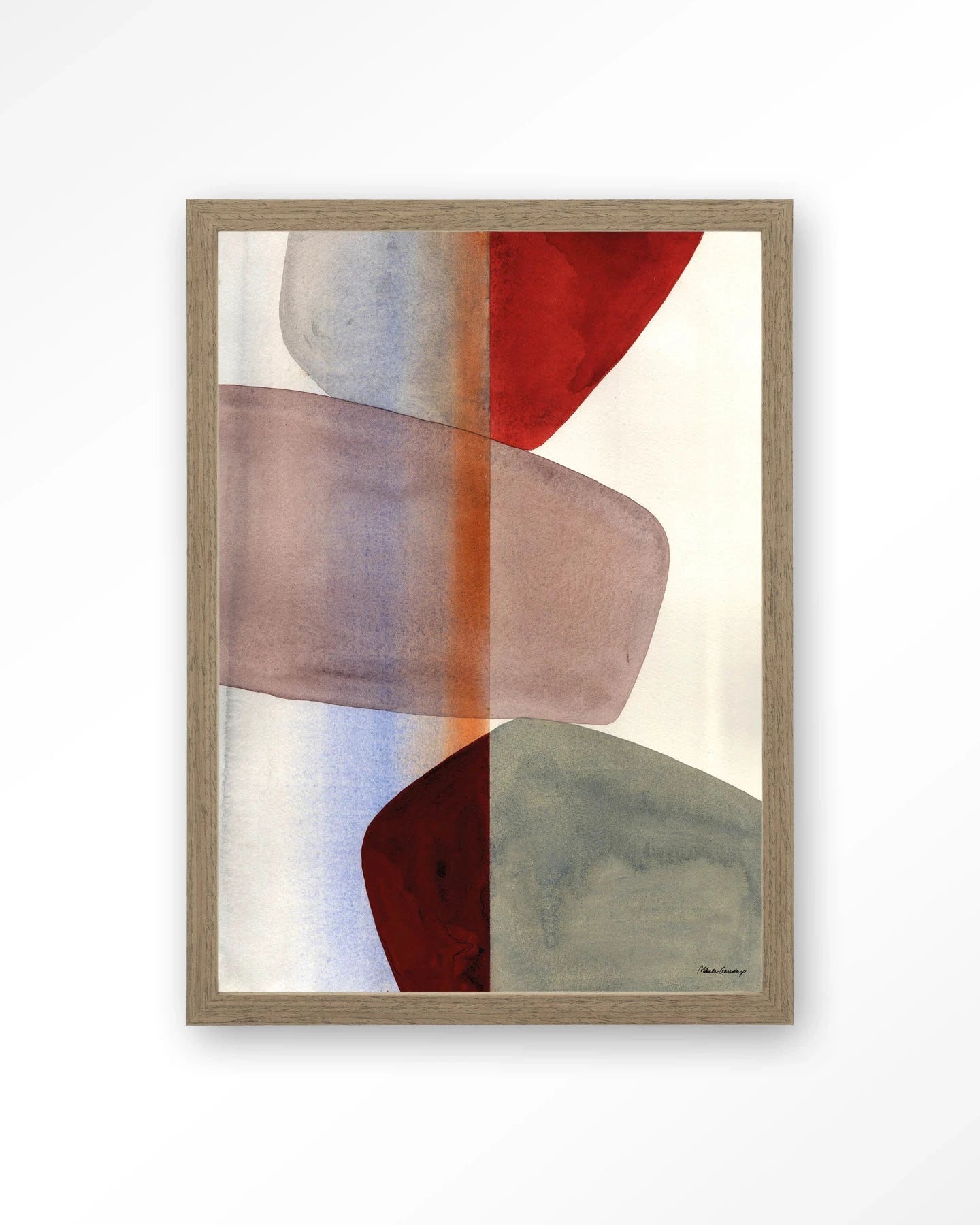 Stones - Moderne Wanddecoratie | Artprint, Glass Art, Wandkleed by Urban Cotton