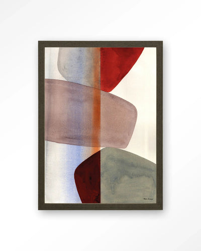 Stones - Moderne Wanddecoratie | Artprint, Glass Art, Wandkleed by Urban Cotton