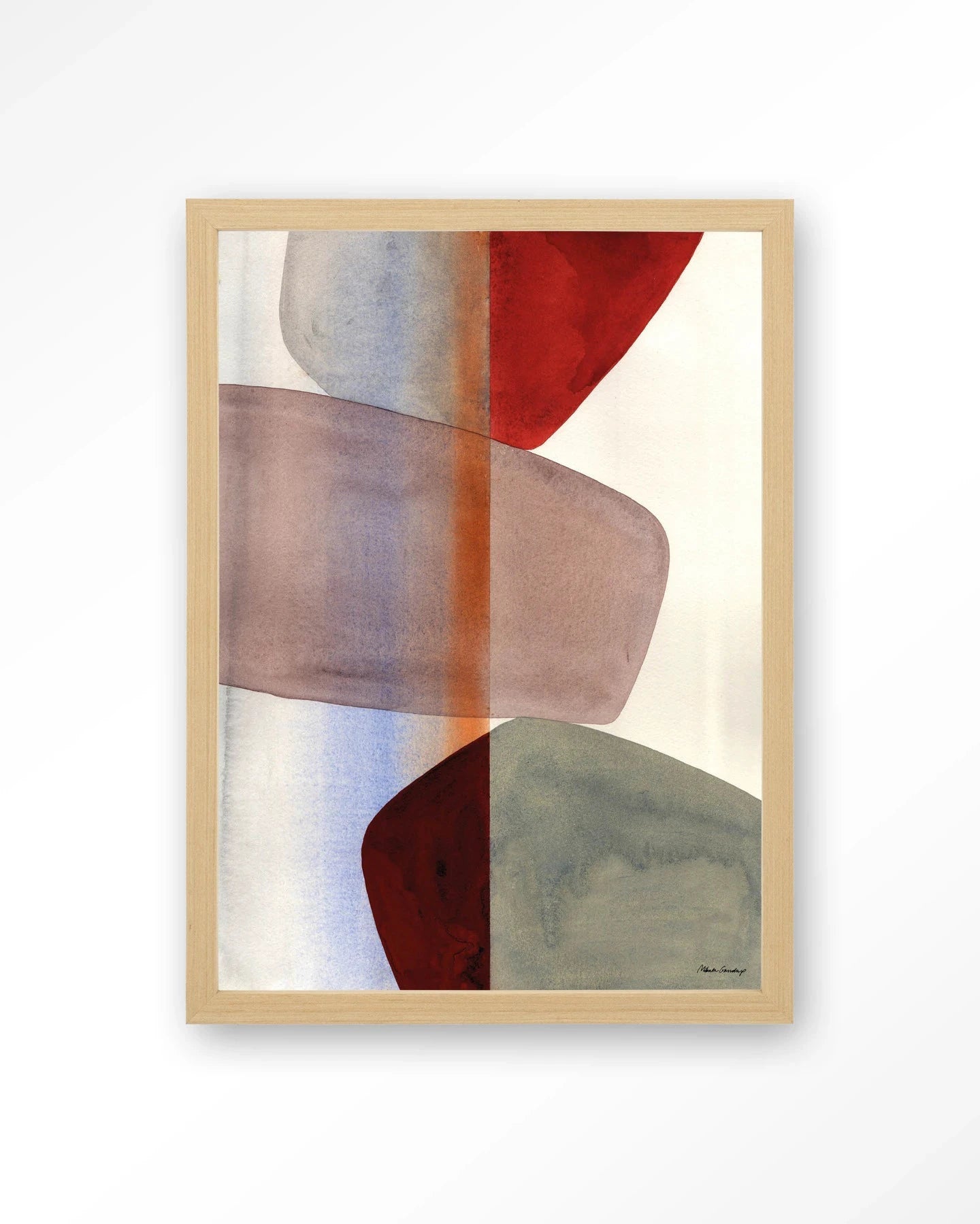 Stones - Moderne Wanddecoratie | Artprint, Glass Art, Wandkleed by Urban Cotton