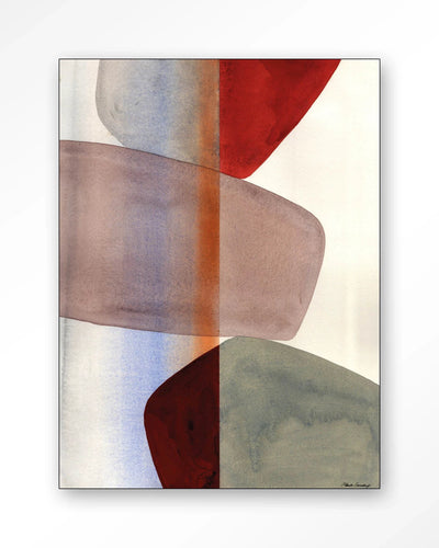 Stones - Moderne Wanddecoratie | Artprint, Glass Art, Wandkleed by Urban Cotton
