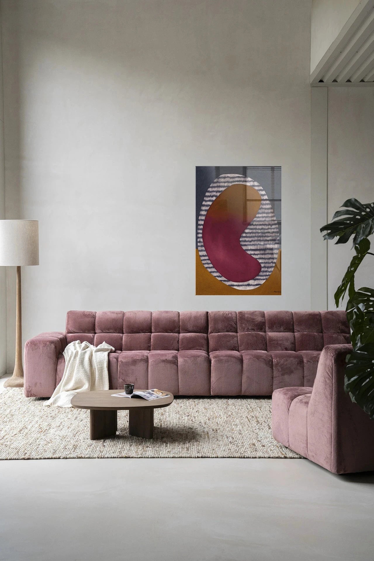 Horizontal Oval - Moderne Wanddecoratie | Artprint, Glass Art, Wandkleed by Urban Cotton
