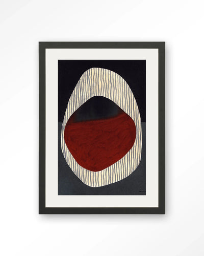 Vertical Oval - Moderne Wanddecoratie | Artprint, Glass Art, Wandkleed by Urban Cotton