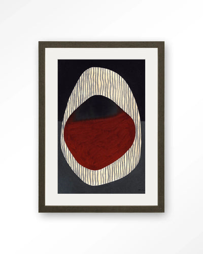 Vertical Oval - Moderne Wanddecoratie | Artprint, Glass Art, Wandkleed by Urban Cotton