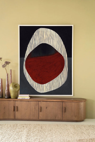 Vertical Oval - Moderne Wanddecoratie | Artprint, Glass Art, Wandkleed by Urban Cotton