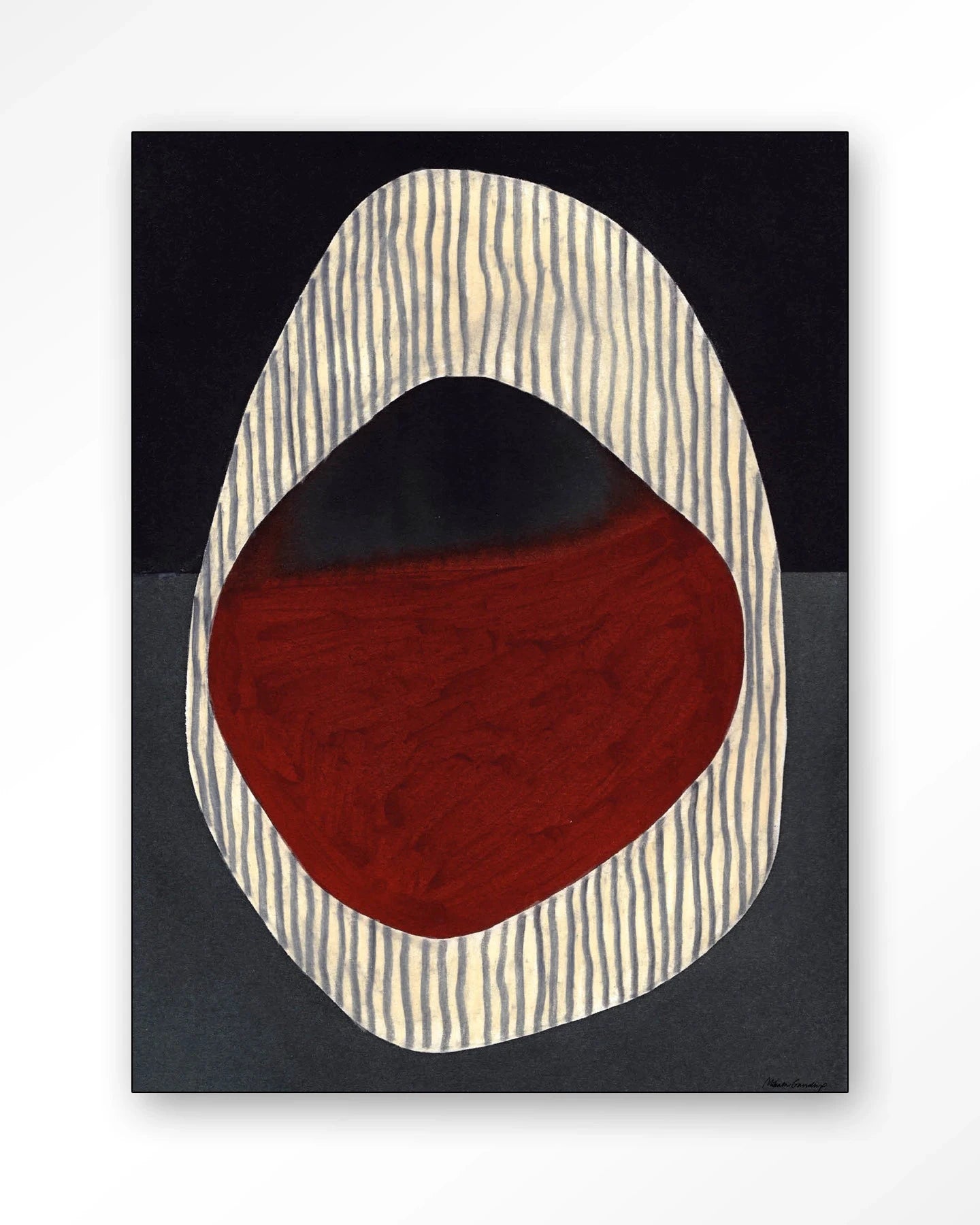 Vertical Oval - Moderne Wanddecoratie | Artprint, Glass Art, Wandkleed by Urban Cotton