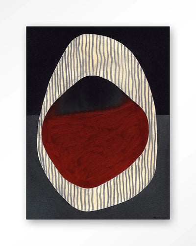 Vertical Oval - Moderne Wanddecoratie | Artprint, Glass Art, Wandkleed by Urban Cotton