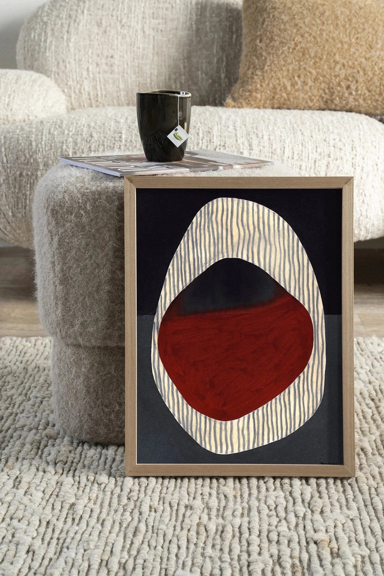 Vertical Oval - Moderne Wanddecoratie | Artprint, Glass Art, Wandkleed by Urban Cotton