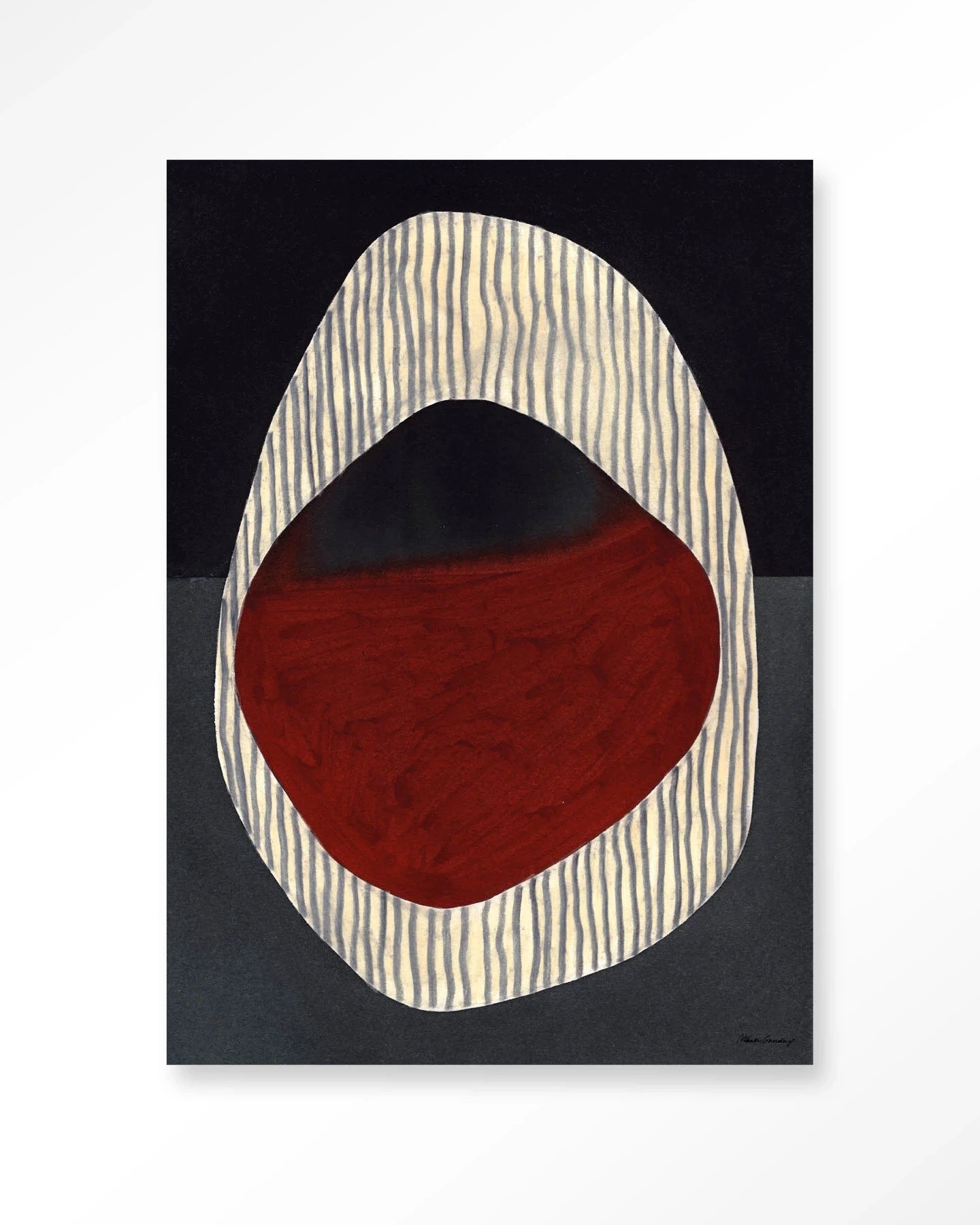 Vertical Oval - Moderne Wanddecoratie | Artprint, Glass Art, Wandkleed by Urban Cotton