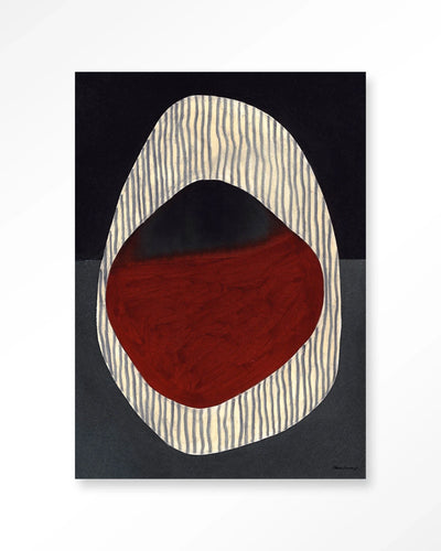 Vertical Oval - Moderne Wanddecoratie | Artprint, Glass Art, Wandkleed by Urban Cotton