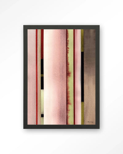 Vertical Rose - Moderne Wanddecoratie | Artprint, Glass Art, Wandkleed by Urban Cotton