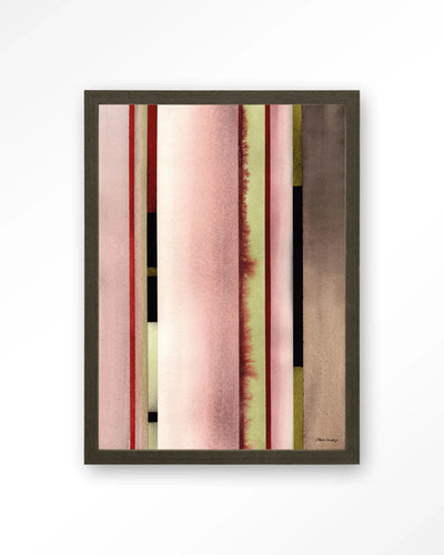 Vertical Rose - Moderne Wanddecoratie | Artprint, Glass Art, Wandkleed by Urban Cotton