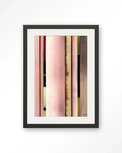 Vertical Rose - Moderne Wanddecoratie | Artprint, Glass Art, Wandkleed by Urban Cotton