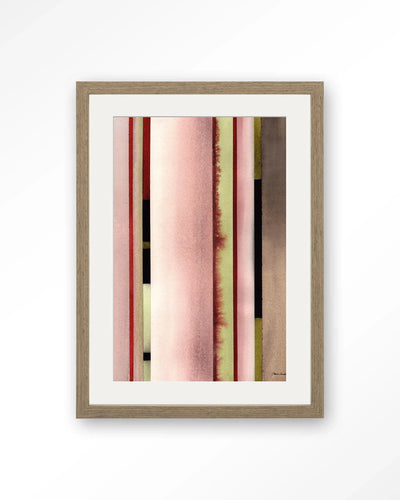 Vertical Rose - Moderne Wanddecoratie | Artprint, Glass Art, Wandkleed by Urban Cotton