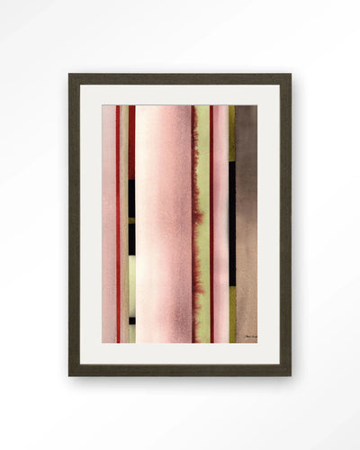 Vertical Rose - Moderne Wanddecoratie | Artprint, Glass Art, Wandkleed by Urban Cotton