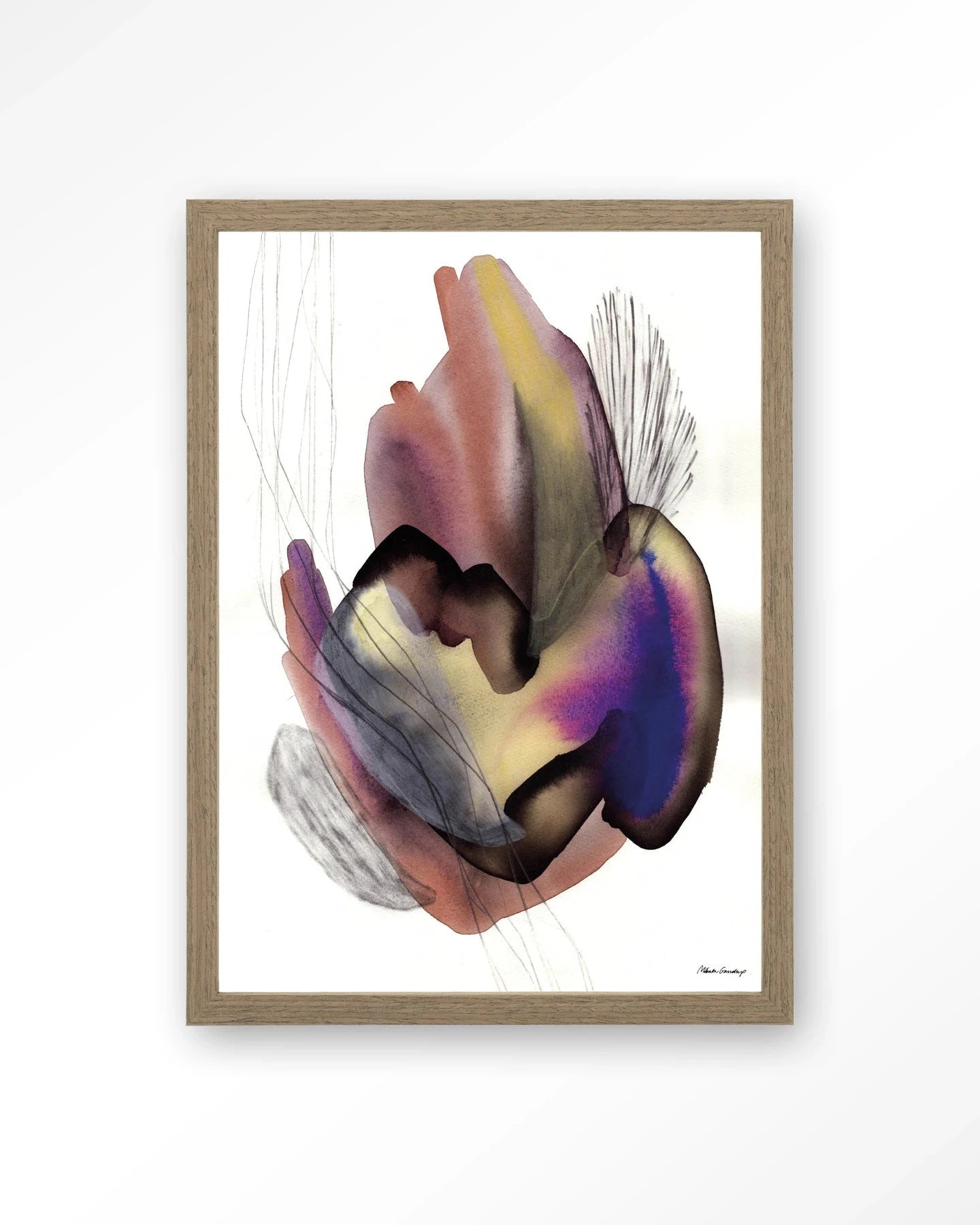 Oyster - Moderne Wanddecoratie | Artprint, Glass Art, Wandkleed by Urban Cotton