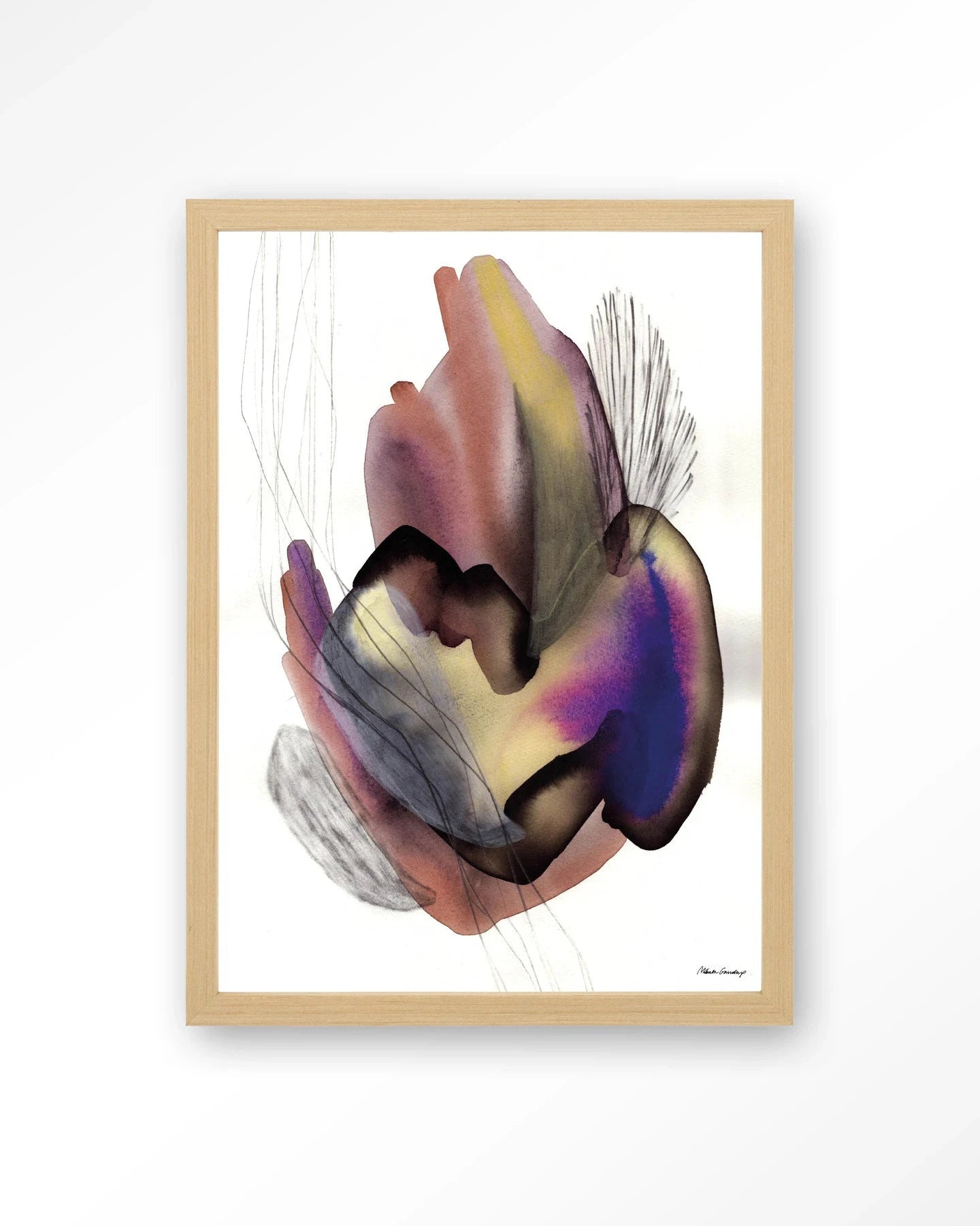 Oyster - Moderne Wanddecoratie | Artprint, Glass Art, Wandkleed by Urban Cotton