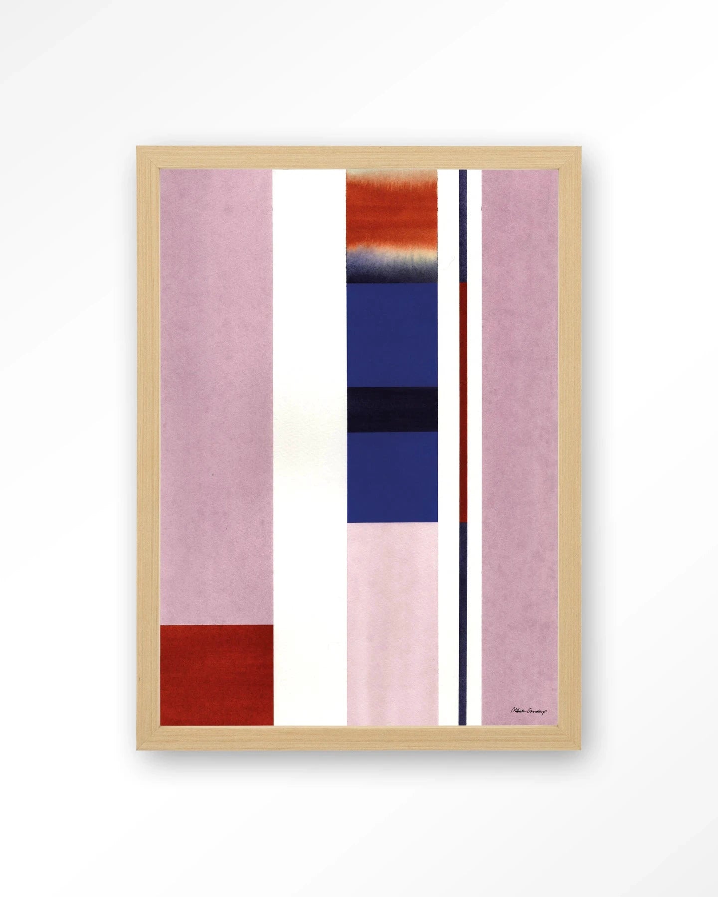 Vertical Lilac - Moderne Wanddecoratie | Artprint, Glass Art, Wandkleed by Urban Cotton