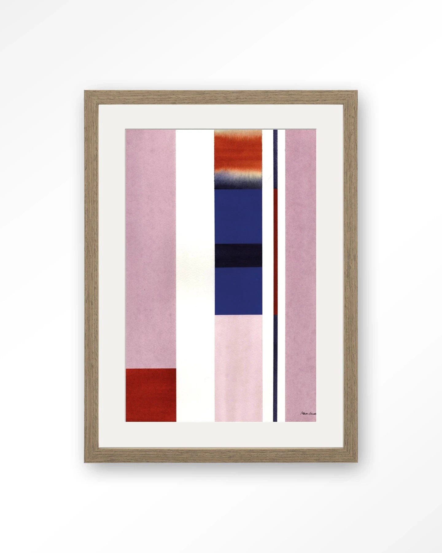 Vertical Lilac - Moderne Wanddecoratie | Artprint, Glass Art, Wandkleed by Urban Cotton