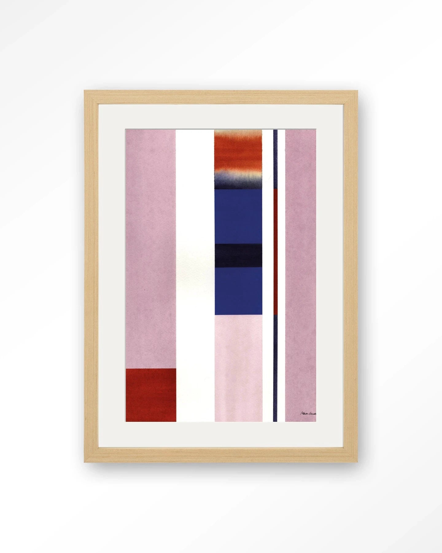 Vertical Lilac - Moderne Wanddecoratie | Artprint, Glass Art, Wandkleed by Urban Cotton