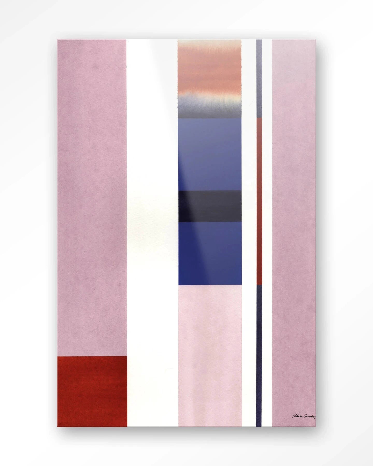 Vertical Lilac - Moderne Wanddecoratie | Artprint, Glass Art, Wandkleed by Urban Cotton
