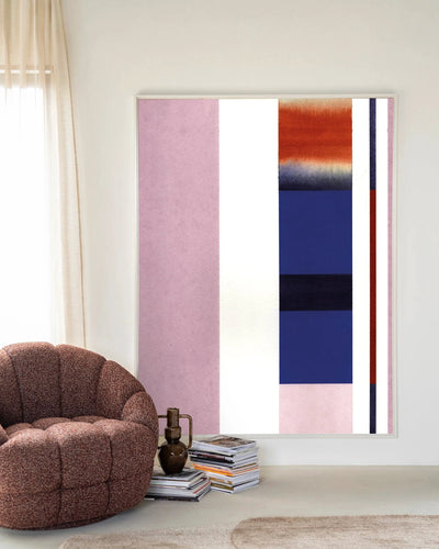 Vertical Lilac - Moderne Wanddecoratie | Artprint, Glass Art, Wandkleed by Urban Cotton