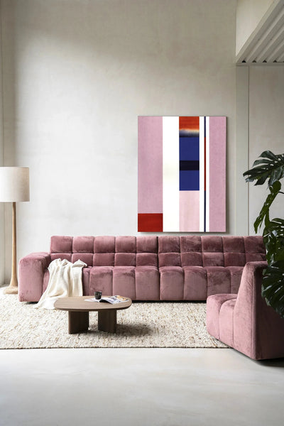 Vertical Lilac - Moderne Wanddecoratie | Artprint, Glass Art, Wandkleed by Urban Cotton