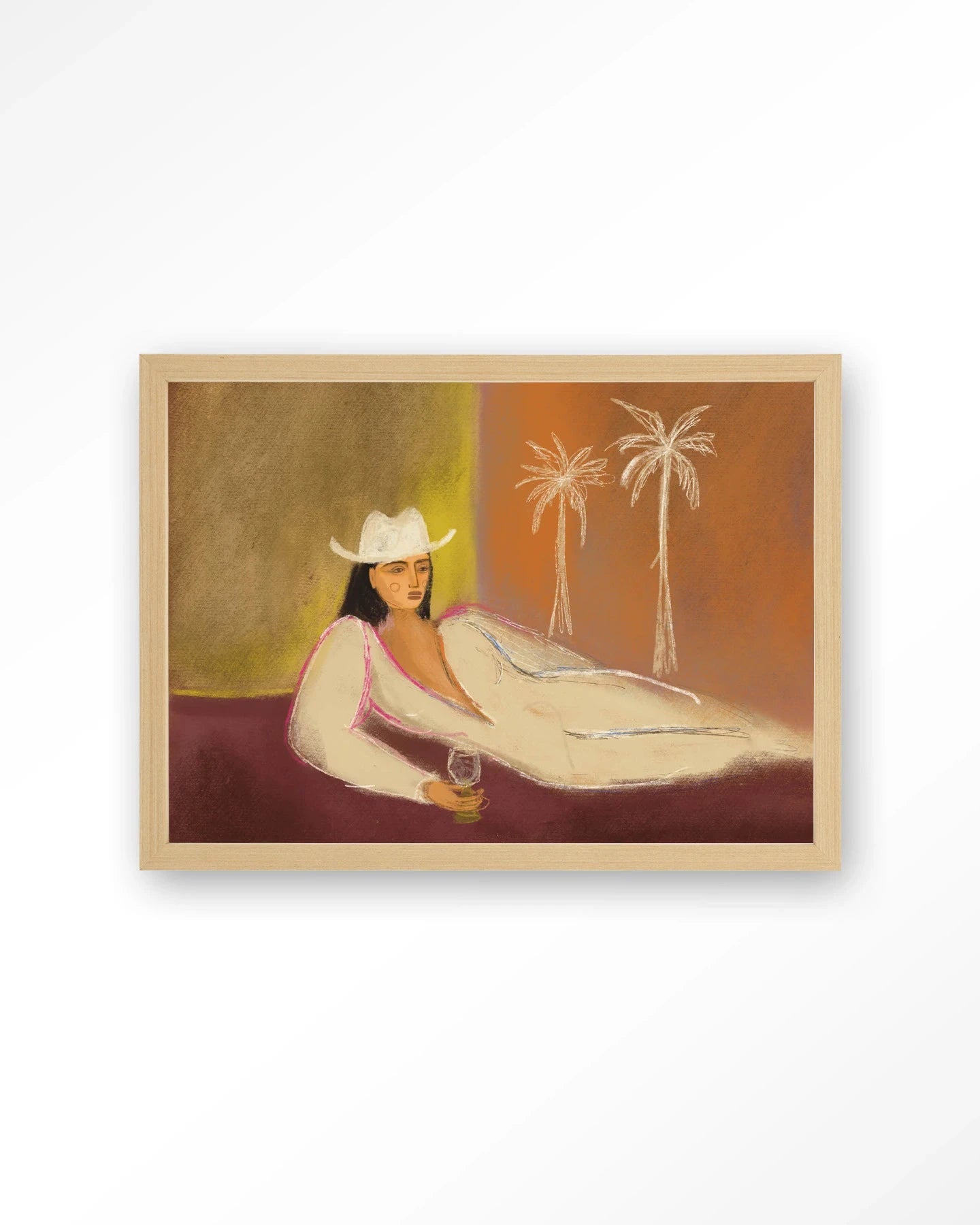 Relaxing Day - Moderne Wanddecoratie | Artprint, Glass Art, Wandkleed by Urban Cotton