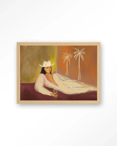 Relaxing Day - Moderne Wanddecoratie | Artprint, Glass Art, Wandkleed by Urban Cotton