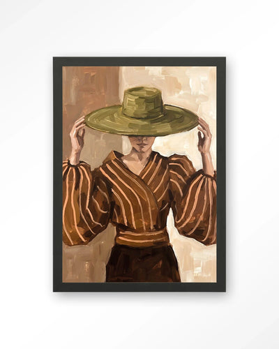 Francesca - Moderne Wanddecoratie | Artprint, Glass Art, Wandkleed by Urban Cotton