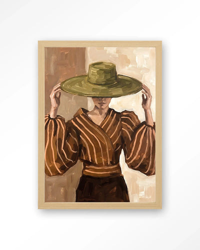 Francesca - Moderne Wanddecoratie | Artprint, Glass Art, Wandkleed by Urban Cotton