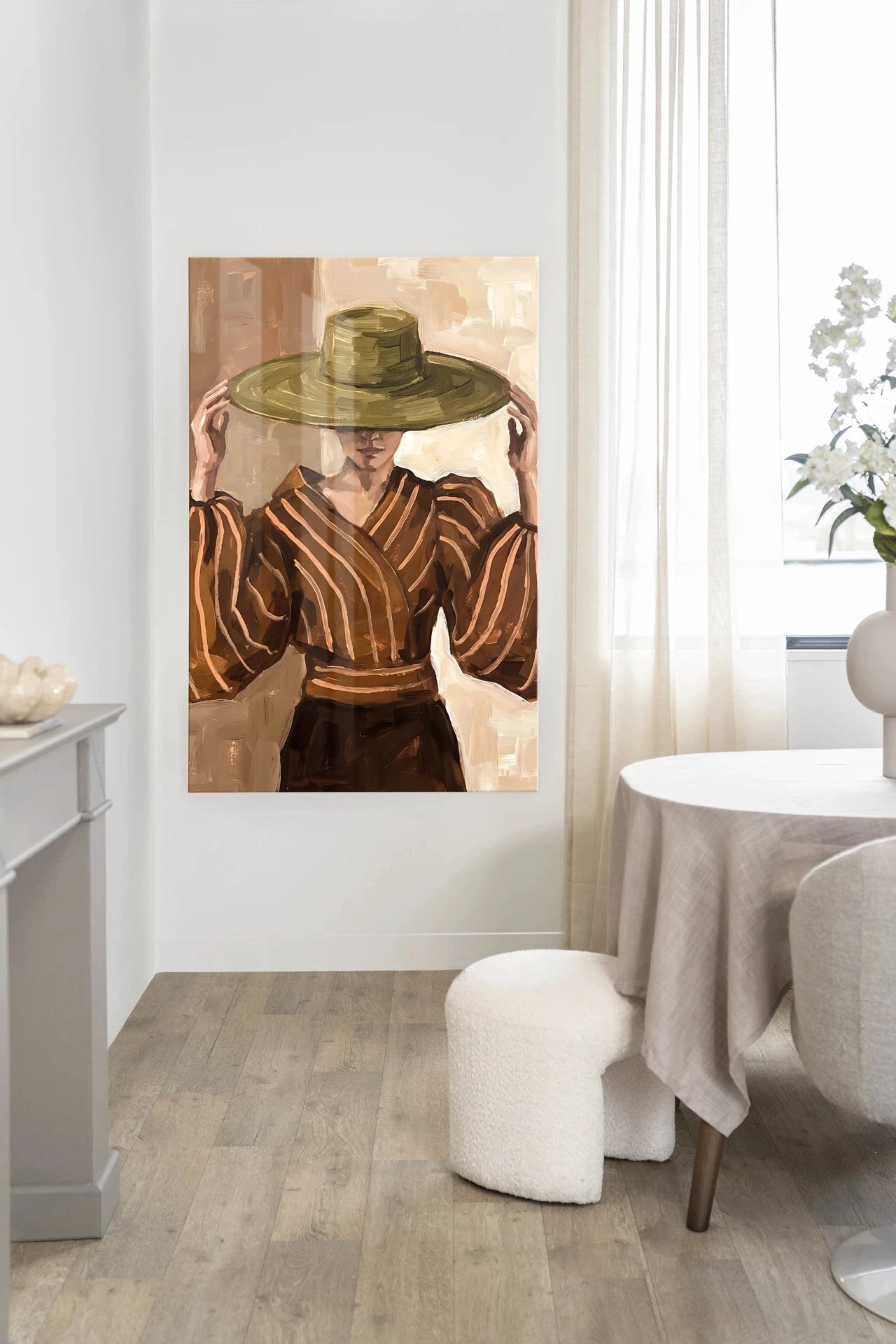 Francesca - Moderne Wanddecoratie | Artprint, Glass Art, Wandkleed by Urban Cotton
