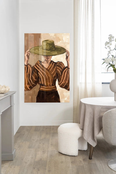 Francesca - Moderne Wanddecoratie | Artprint, Glass Art, Wandkleed by Urban Cotton