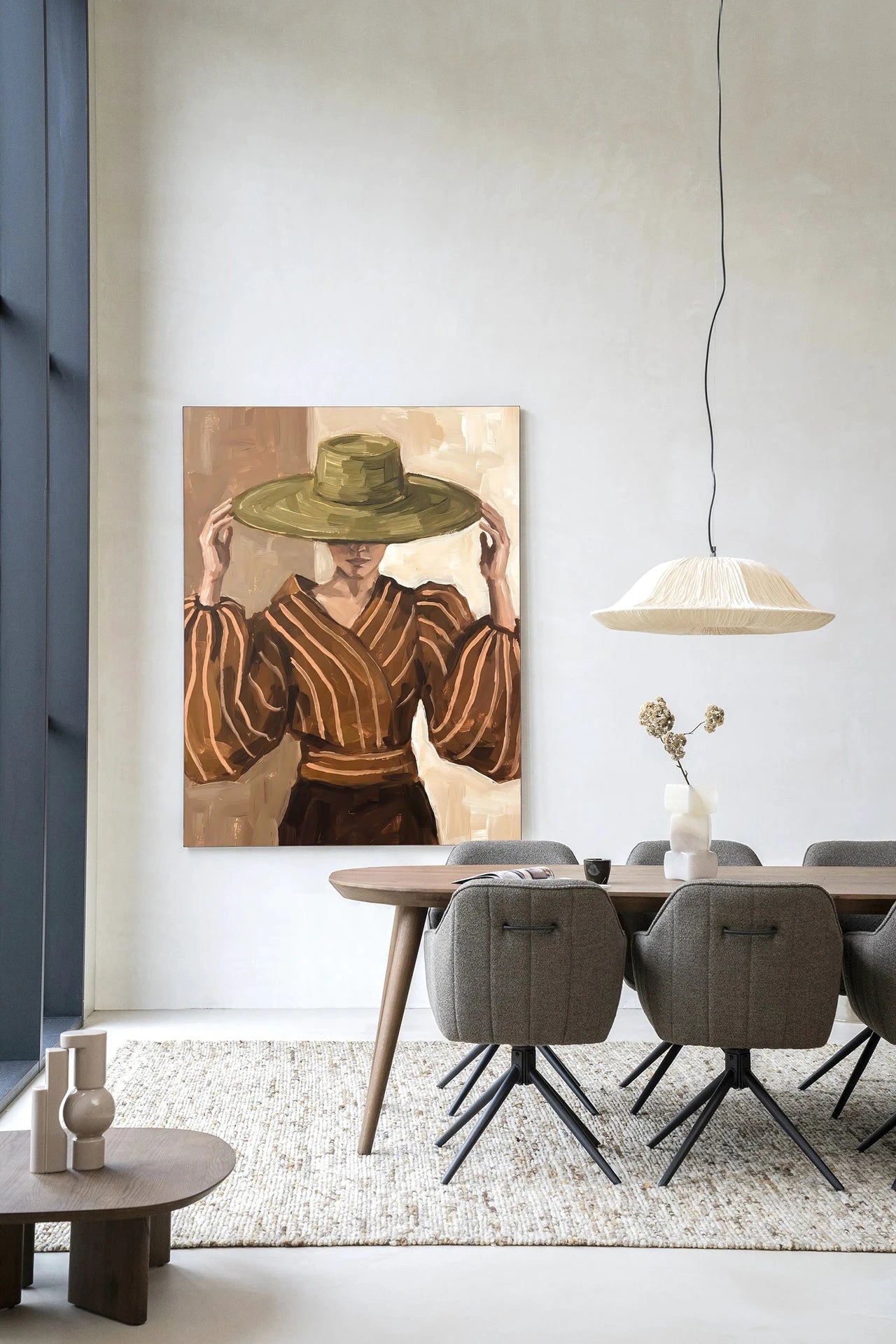 Francesca - Moderne Wanddecoratie | Artprint, Glass Art, Wandkleed by Urban Cotton