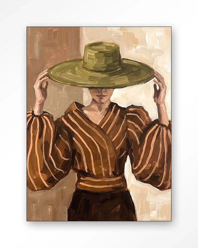 Francesca - Moderne Wanddecoratie | Artprint, Glass Art, Wandkleed by Urban Cotton