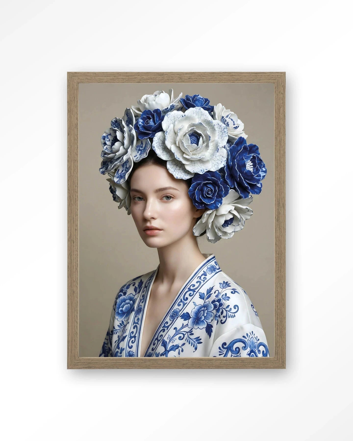 Royal Blue - Moderne Wanddecoratie | Artprint, Glass Art, Wandkleed by Urban Cotton