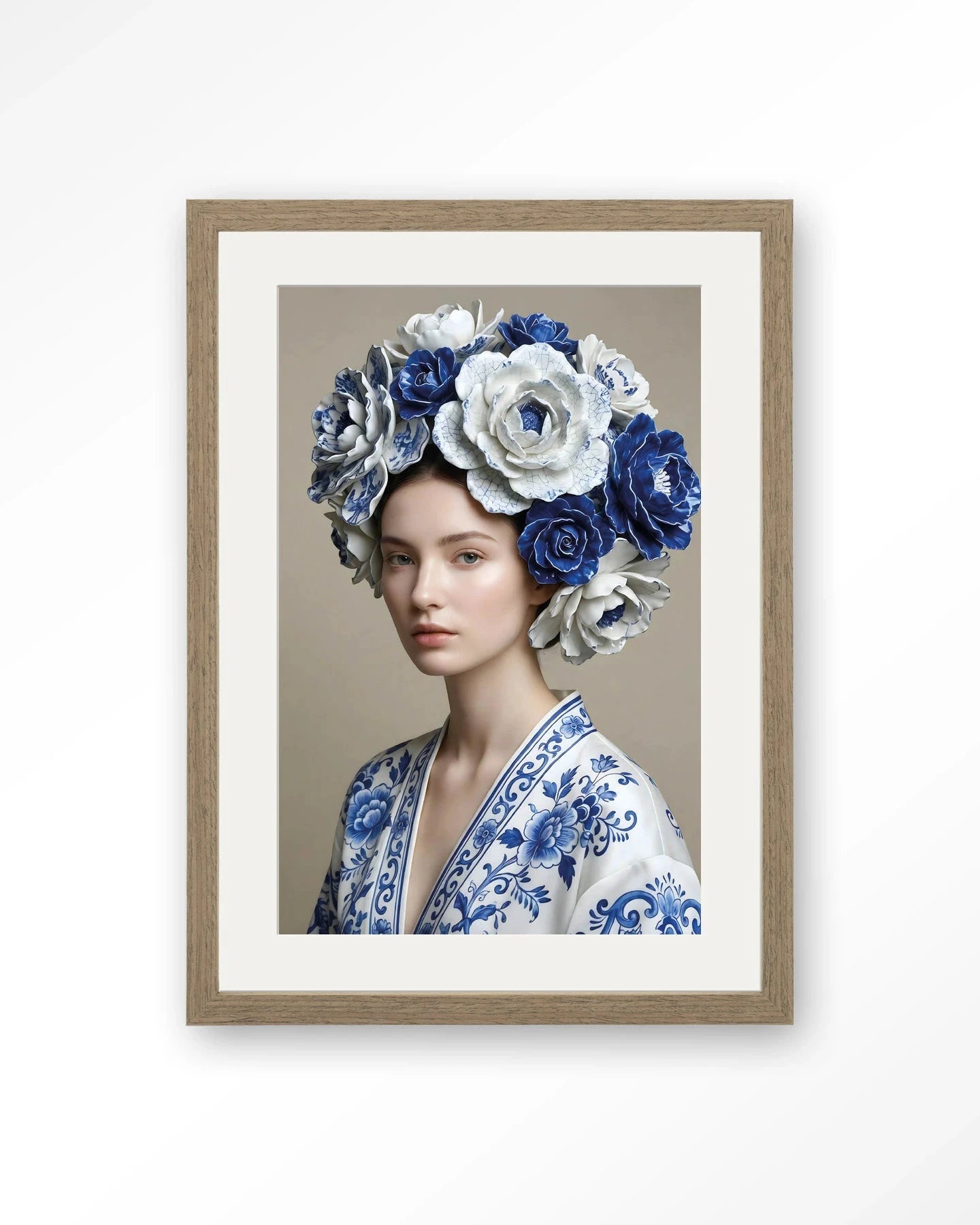 Royal Blue - Moderne Wanddecoratie | Artprint, Glass Art, Wandkleed by Urban Cotton