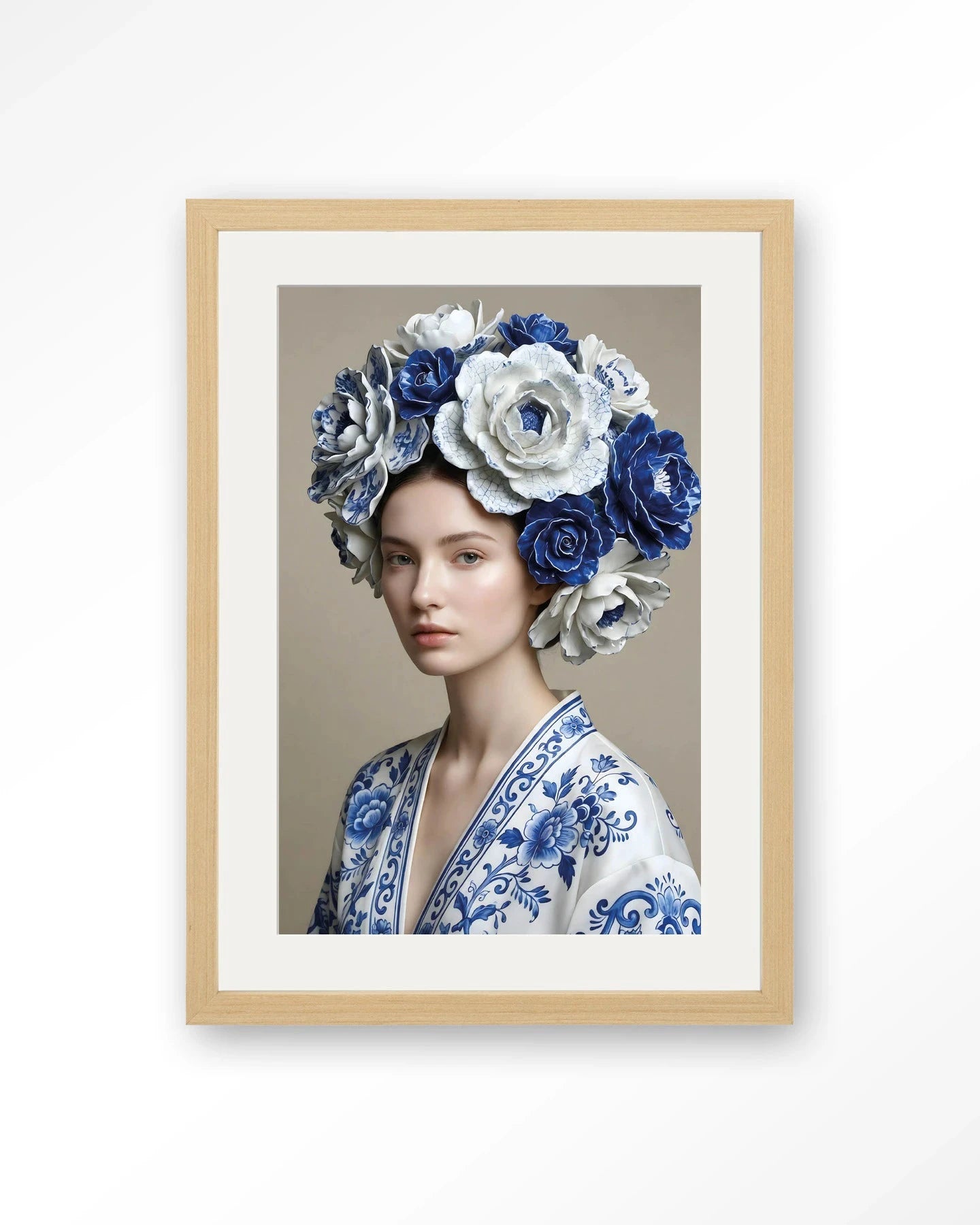 Royal Blue - Moderne Wanddecoratie | Artprint, Glass Art, Wandkleed by Urban Cotton