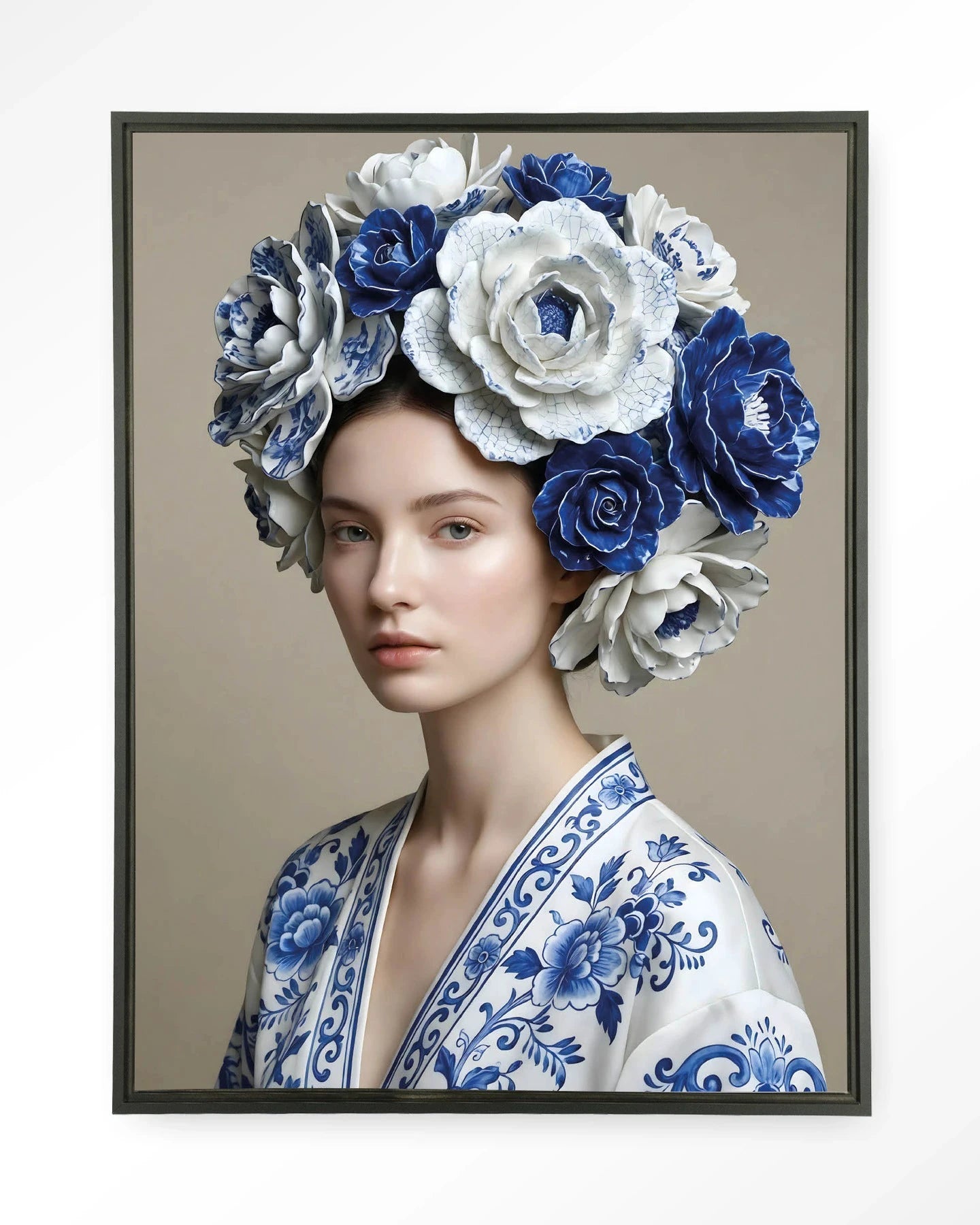 Royal Blue - Moderne Wanddecoratie | Artprint, Glass Art, Wandkleed by Urban Cotton